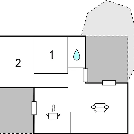 Сasa de vacaciones Two Bedroom Holiday In *